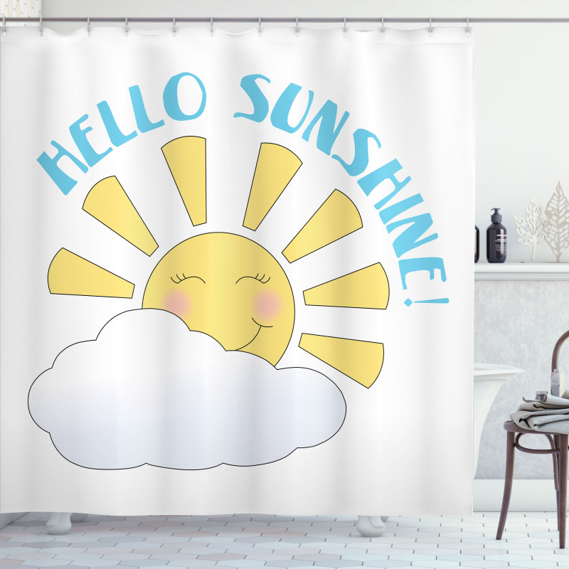 Morning Rising Sun Shower Curtain