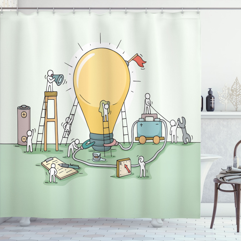 Creativity Teamwork Shower Curtain