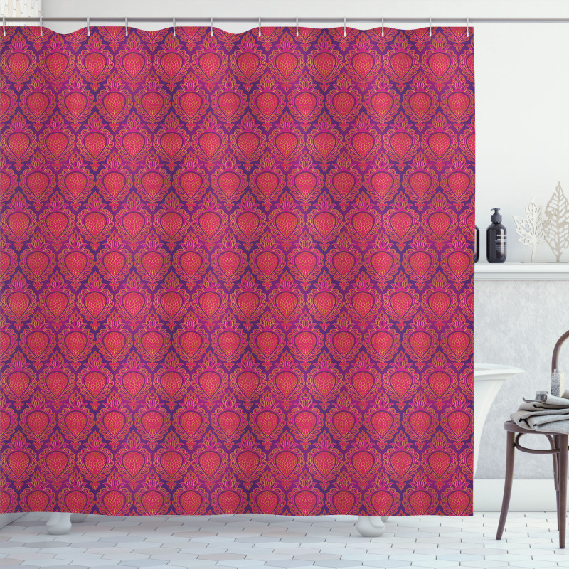 Oriental Fruit Shower Curtain