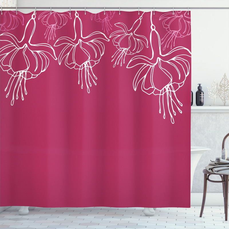 Floral Summer Time Blossoms Shower Curtain