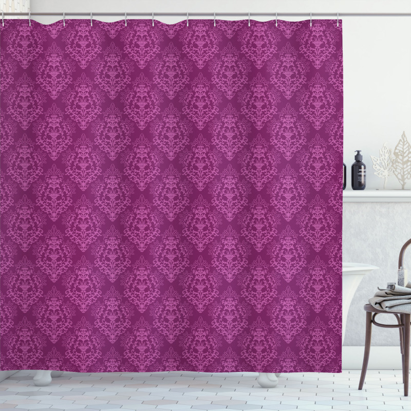 Victorian Damask Classical Shower Curtain