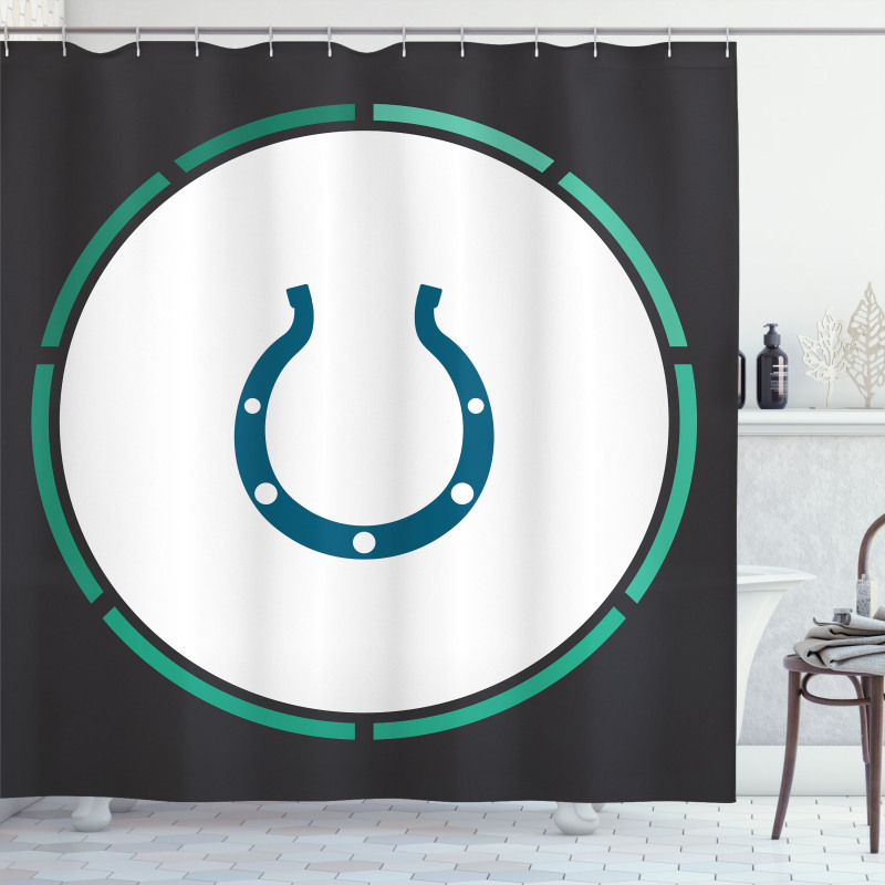 Horseshoe Wild West Luck Shower Curtain