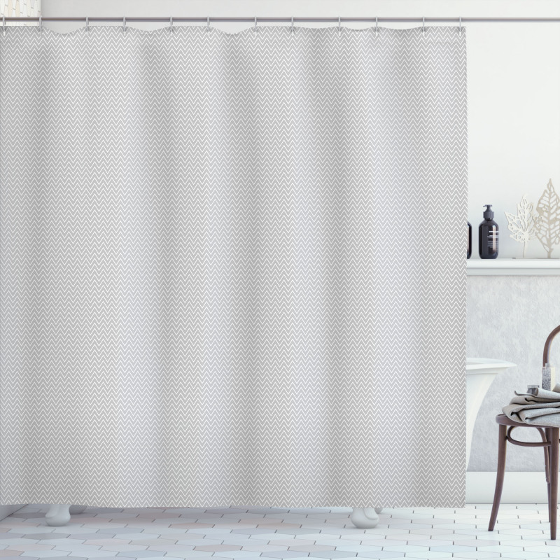 Modern Minimalistic Shower Curtain