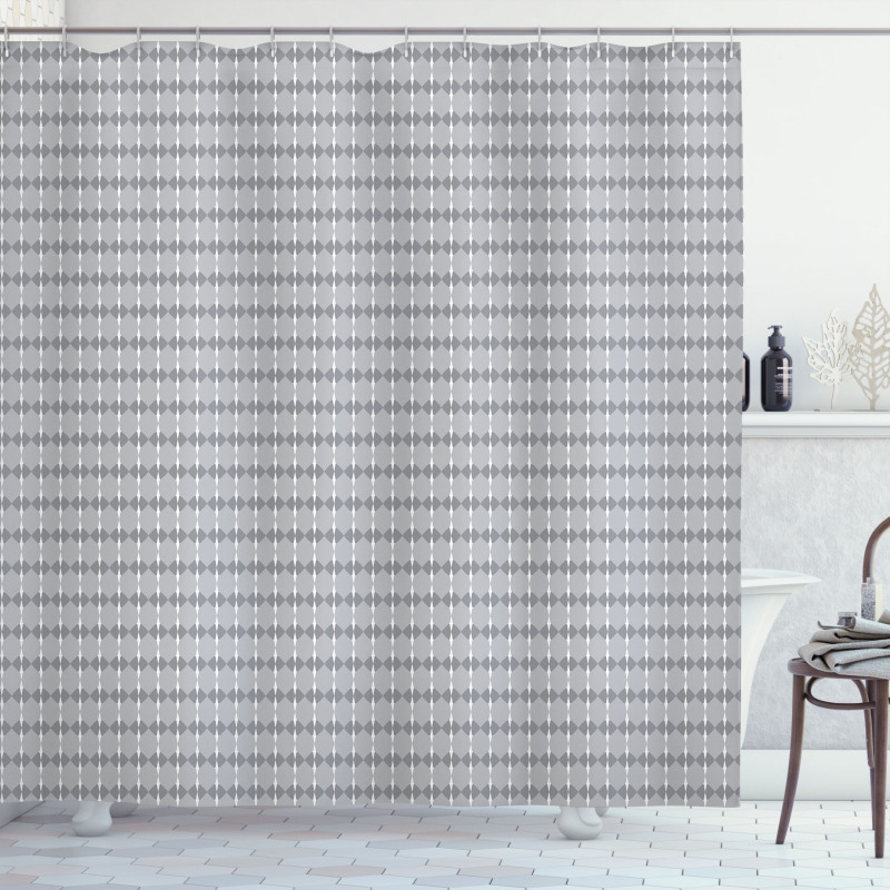 Repeating Motifs Shower Curtain