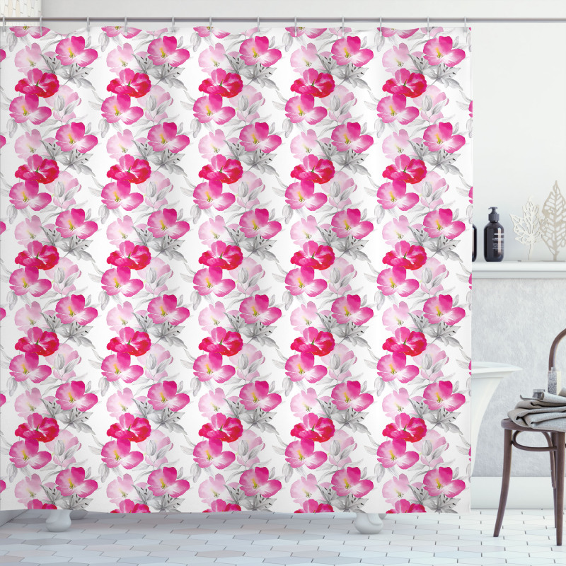 Spring Romantic Composition Shower Curtain