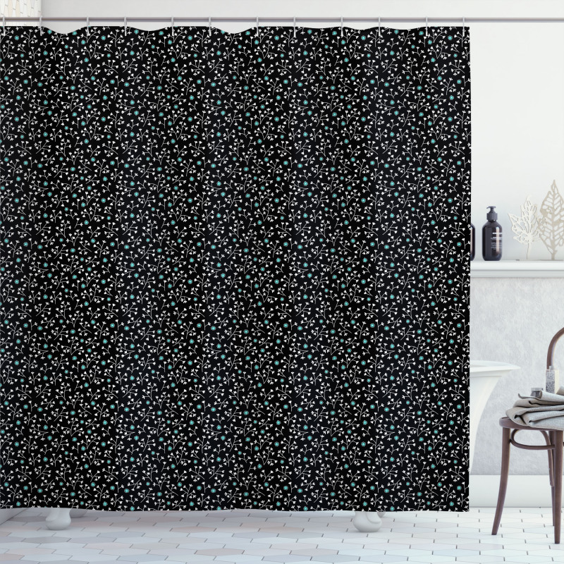 Blossoms and Branches Shower Curtain
