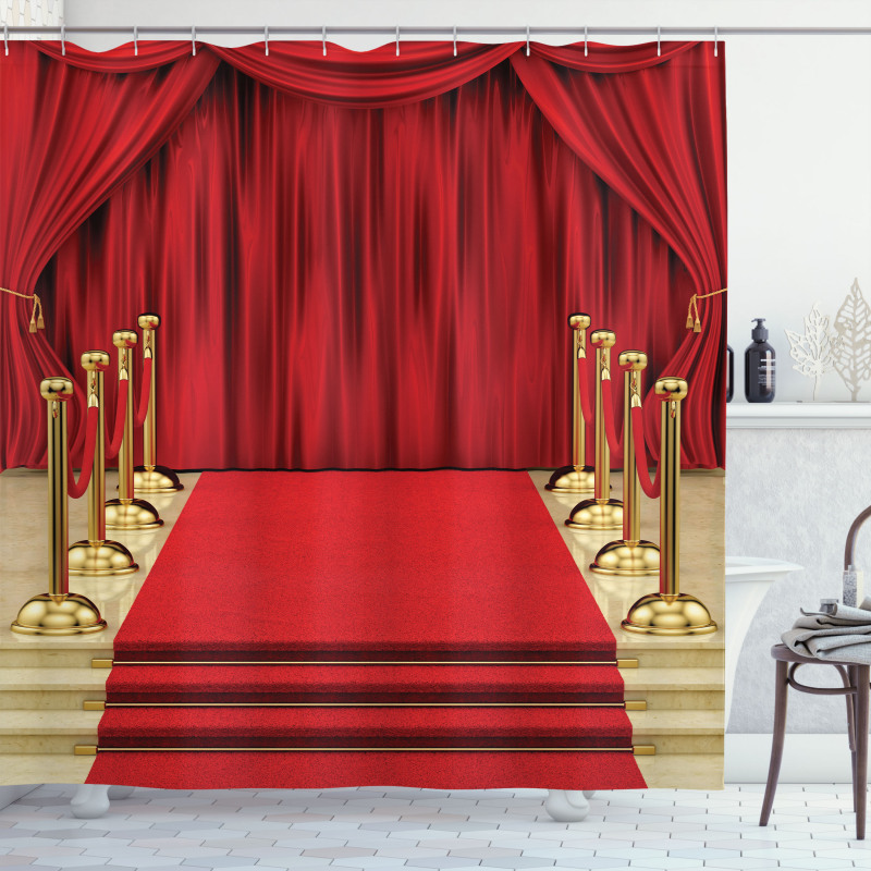 Carpet Gala Stage Curtain Shower Curtain