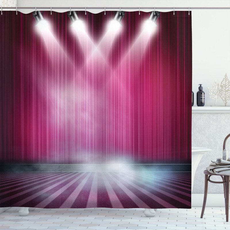 Stage Drapes Curtains Image Shower Curtain