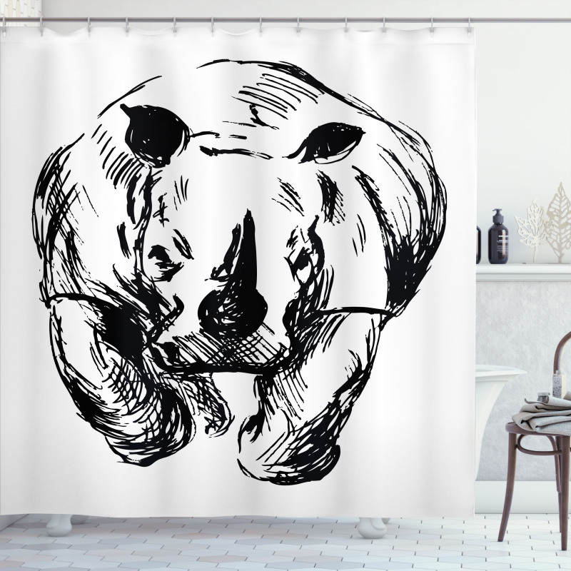 Animal Savannah Element Wild Shower Curtain