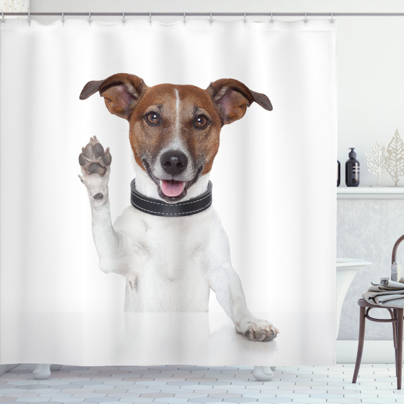 Baby Dog Animal Lover Shower Curtain