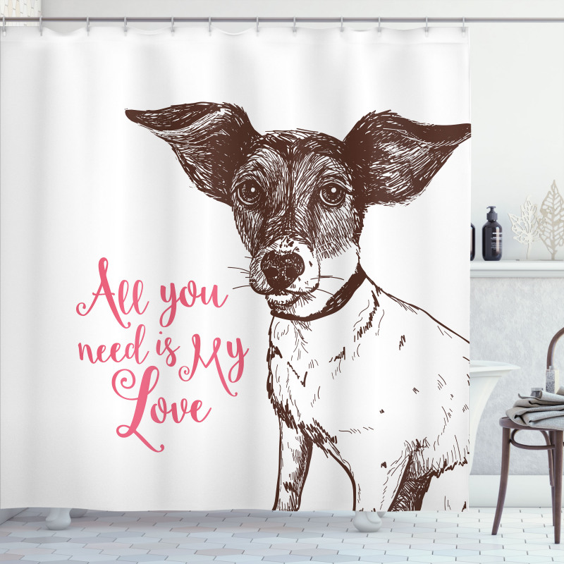 All You Need is Love Shower Curtain