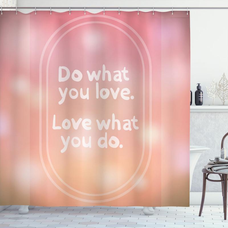 Pastel Colored Bokeh Effect Shower Curtain