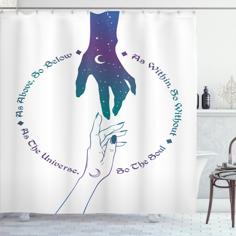 Mystical Messages Shower Curtain