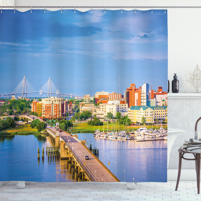 Spring Morning Scene Shower Curtain