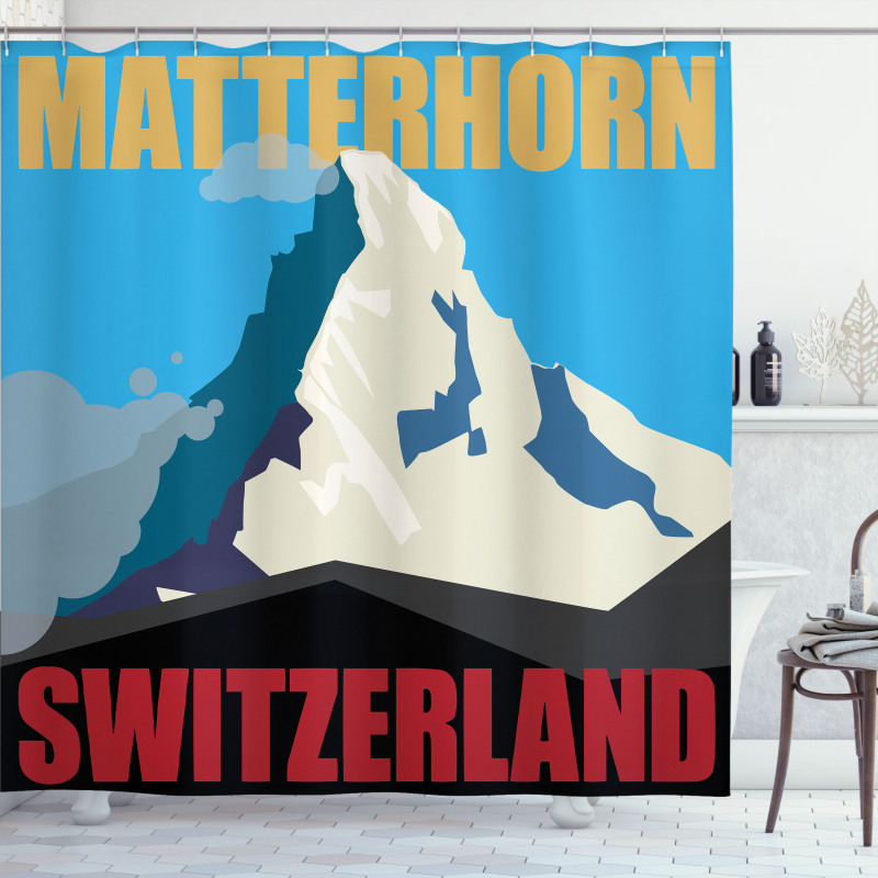 Mount Matterhorn Peak Shower Curtain