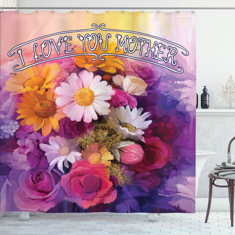 Blossoming Roses Shower Curtain