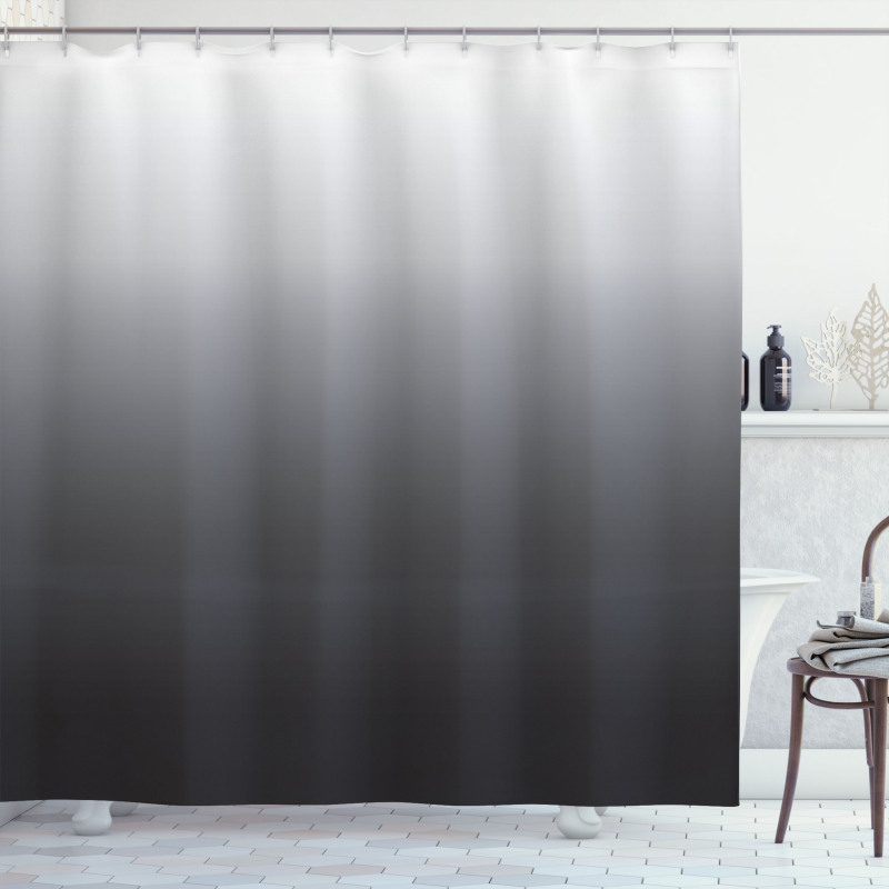Greyscale Tone Change Theme Shower Curtain