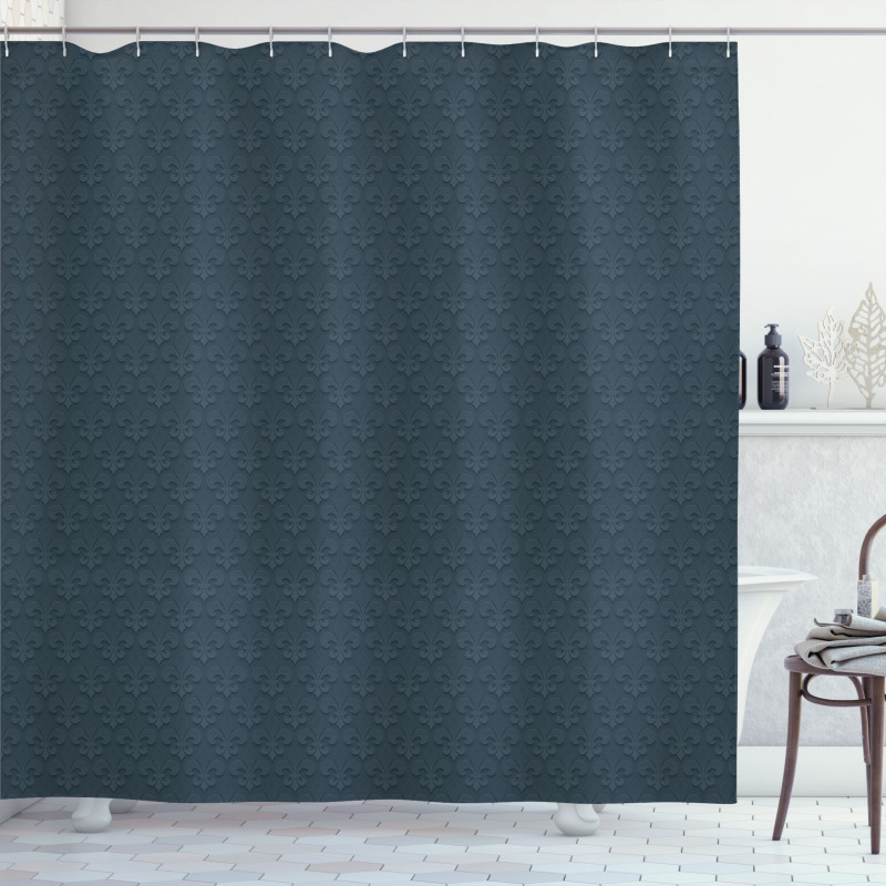 Cut out Effect Pattern Shower Curtain