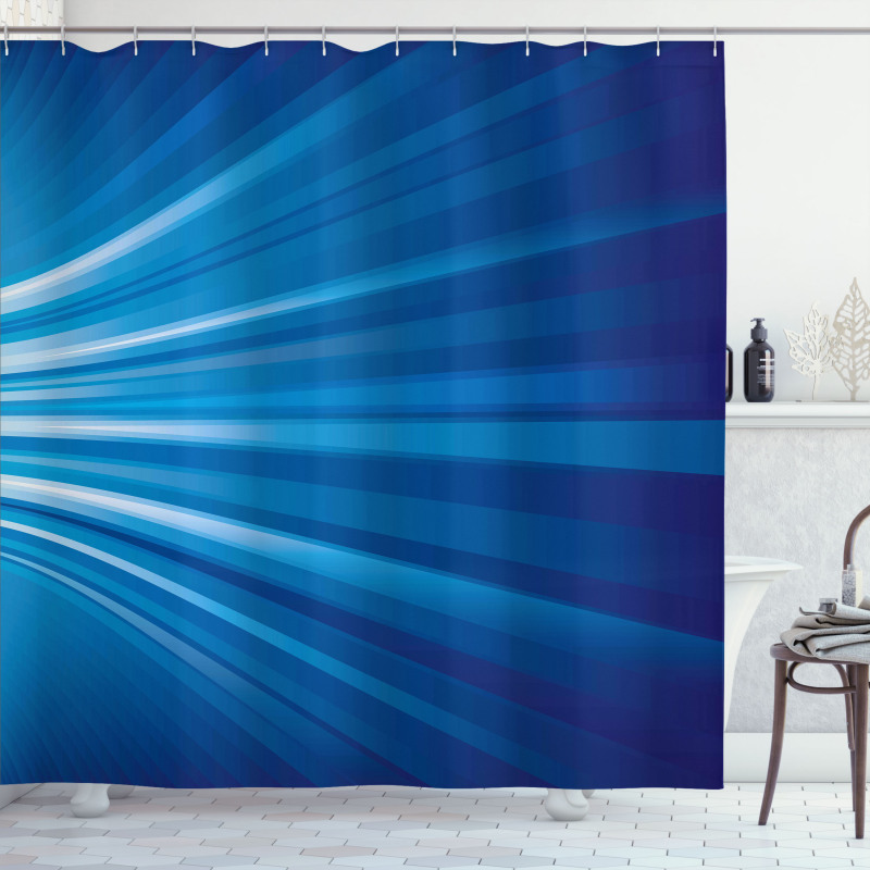 Abstract Futuristic Fantasy Shower Curtain