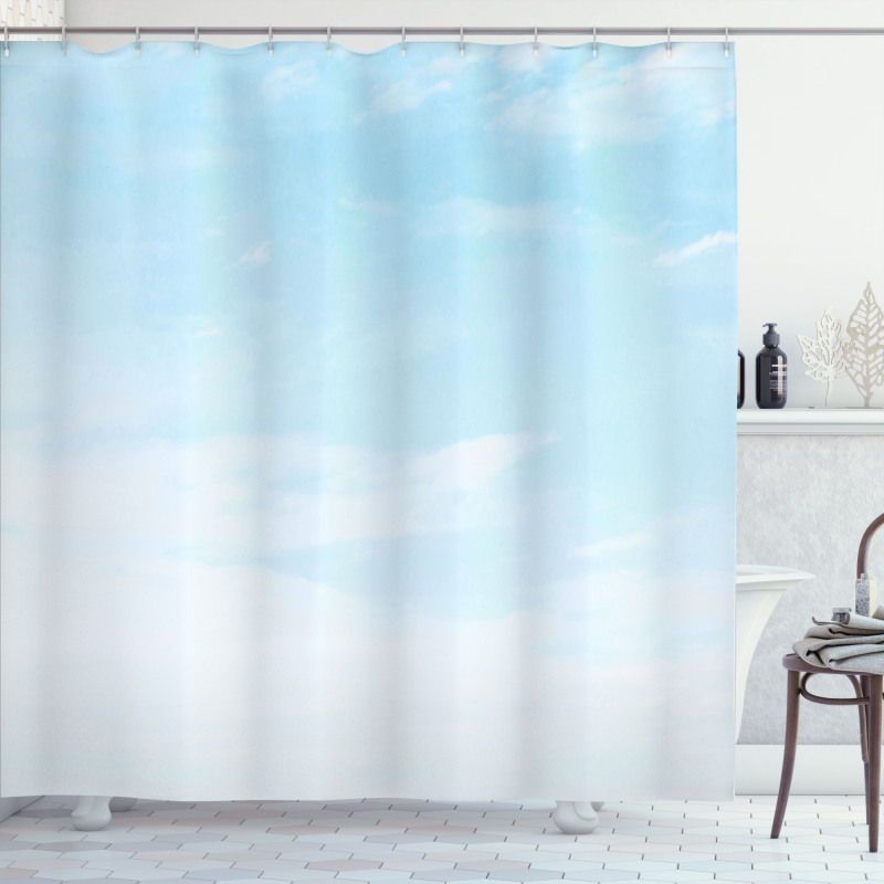 Soft Pastel Sky Clouds Shower Curtain