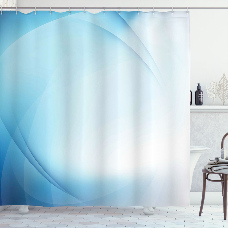 Beam Effect Abstract Modern Shower Curtain