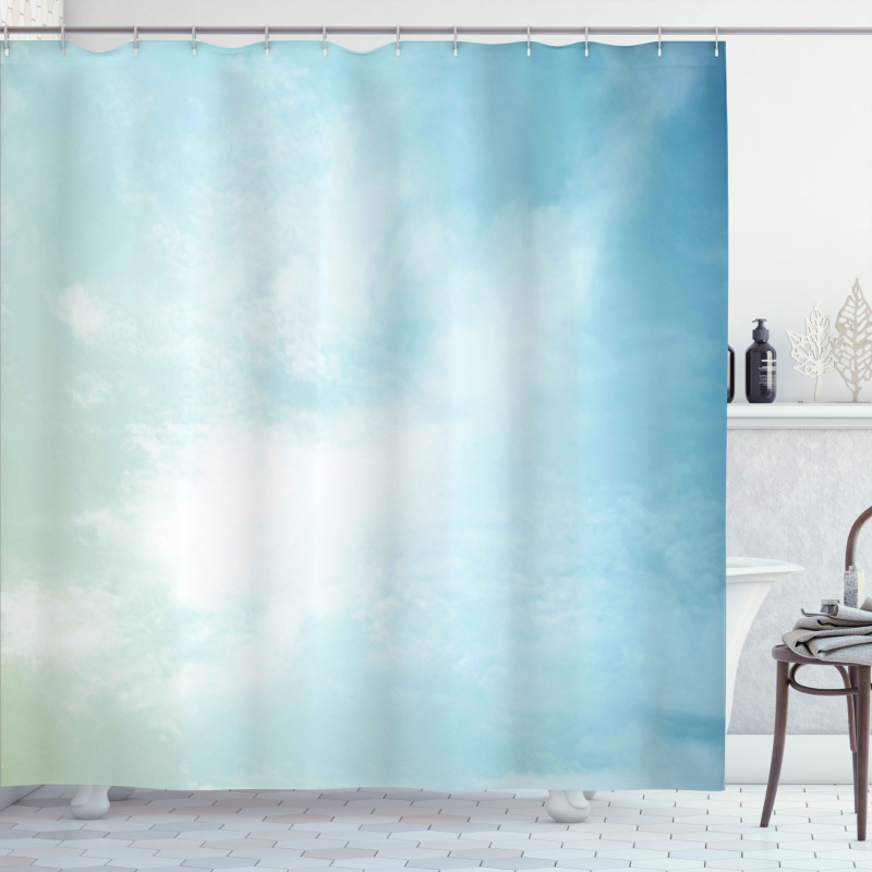 Foggy Mystical Sky Shower Curtain