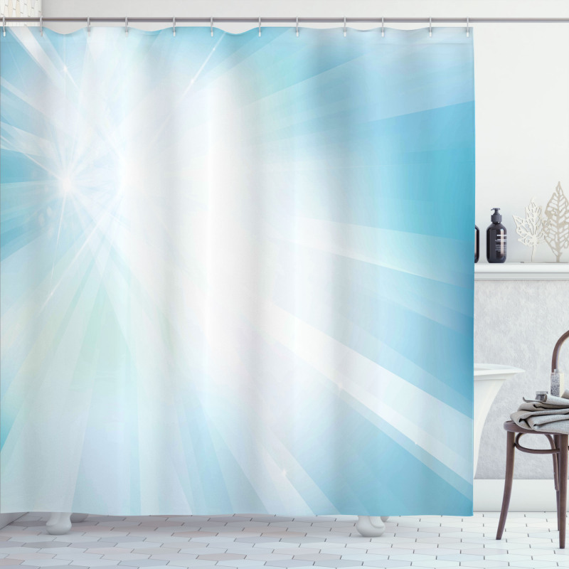 Abstract Ray Fantasy Soft Art Shower Curtain