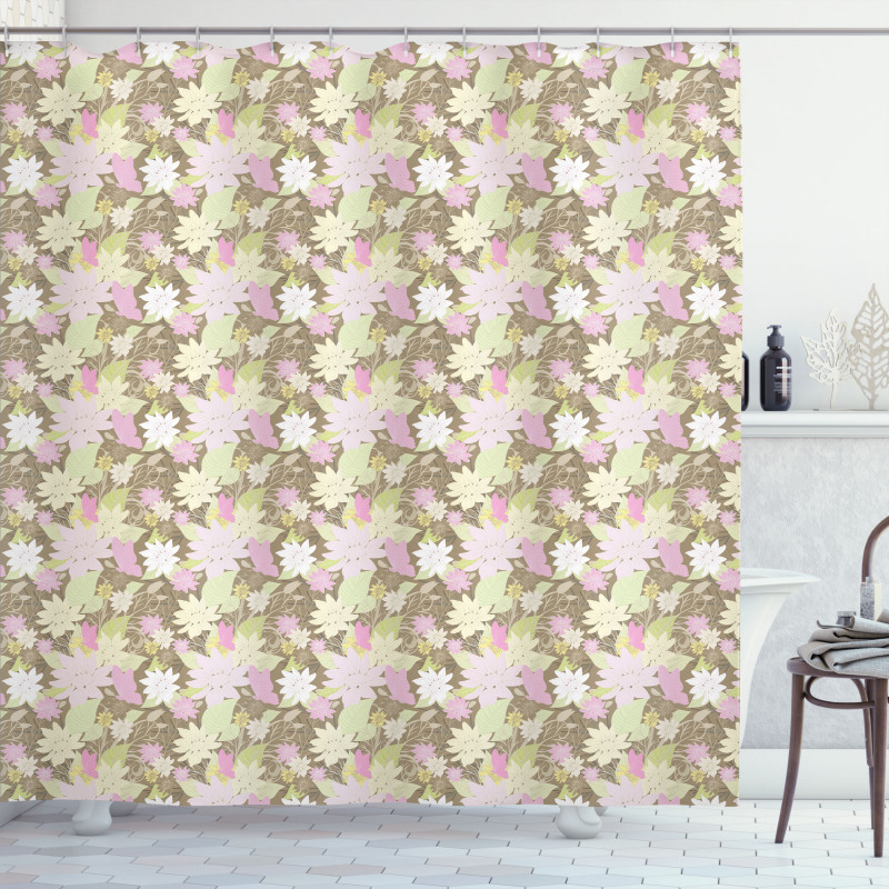 Vintage English Garden Soft Shower Curtain