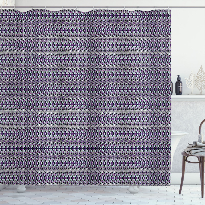 Ornament Chevrons Shower Curtain