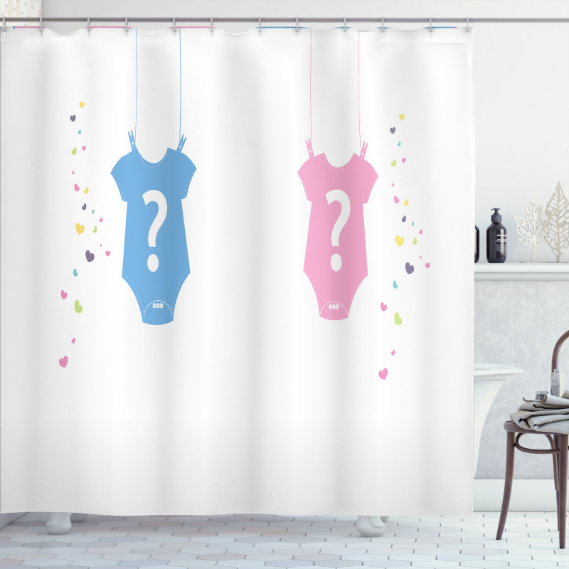 Hanging Newborn Cloth Shower Curtain