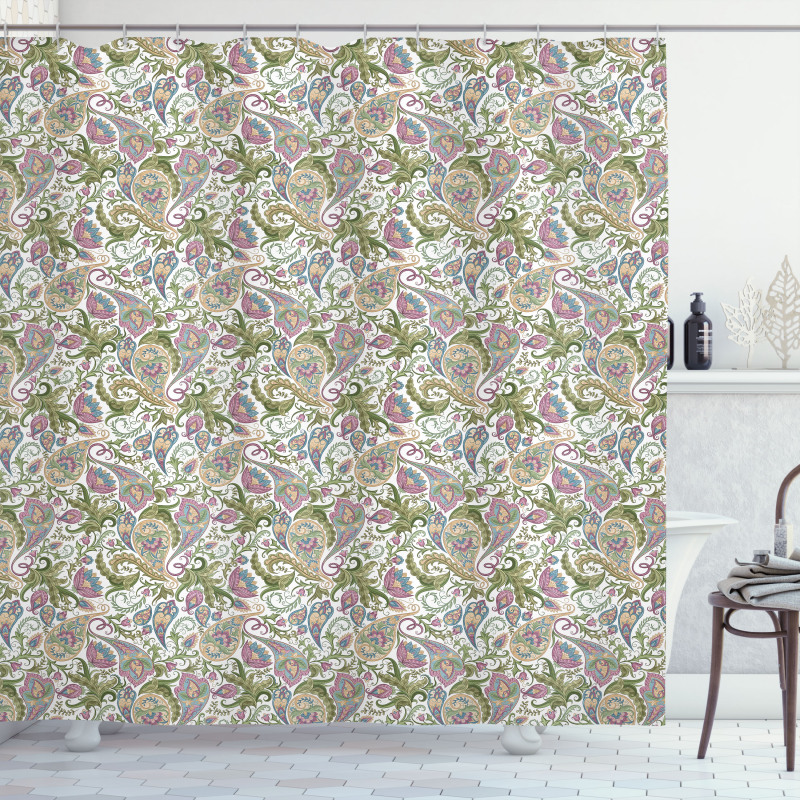 Persian Pickles Ornate Shower Curtain