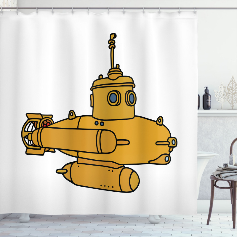 Creative Bathyscaphe Art Shower Curtain