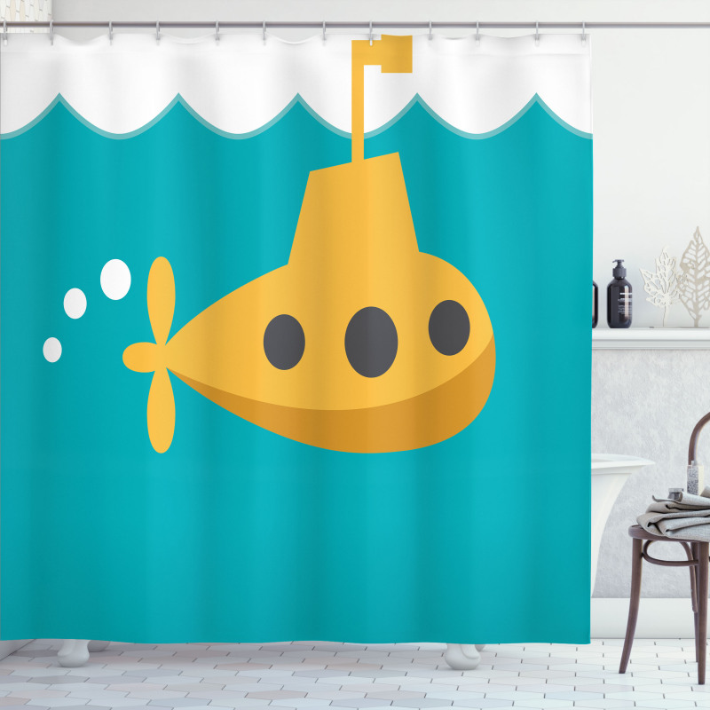 Undersea Marine Kids Shower Curtain