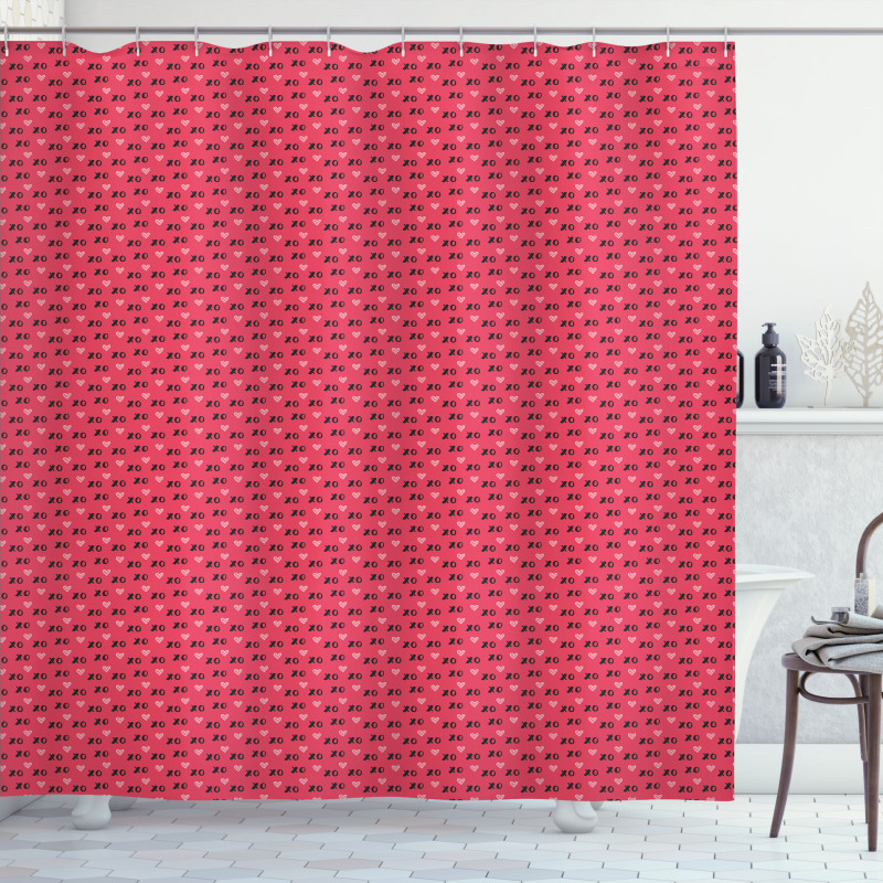 Love Design Kiss Shower Curtain