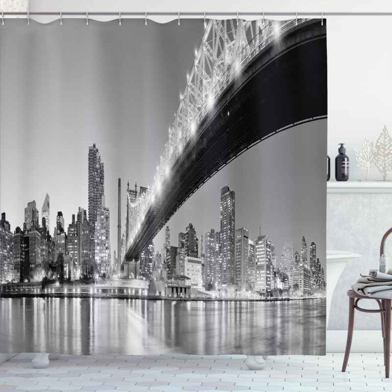 Queensboro Bridge Manhattan Shower Curtain