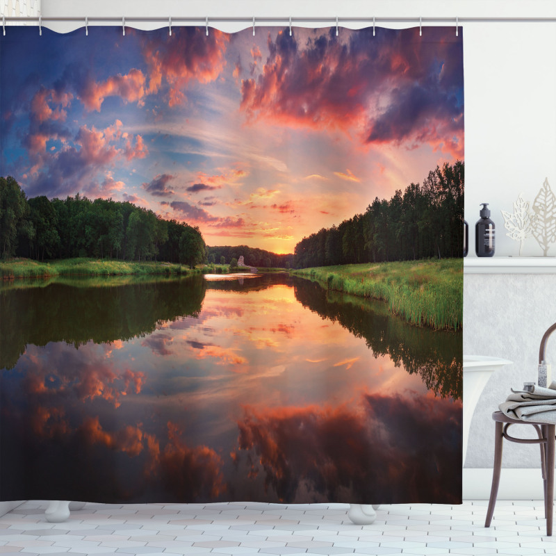 Ukraine Scenic Panorama Shower Curtain