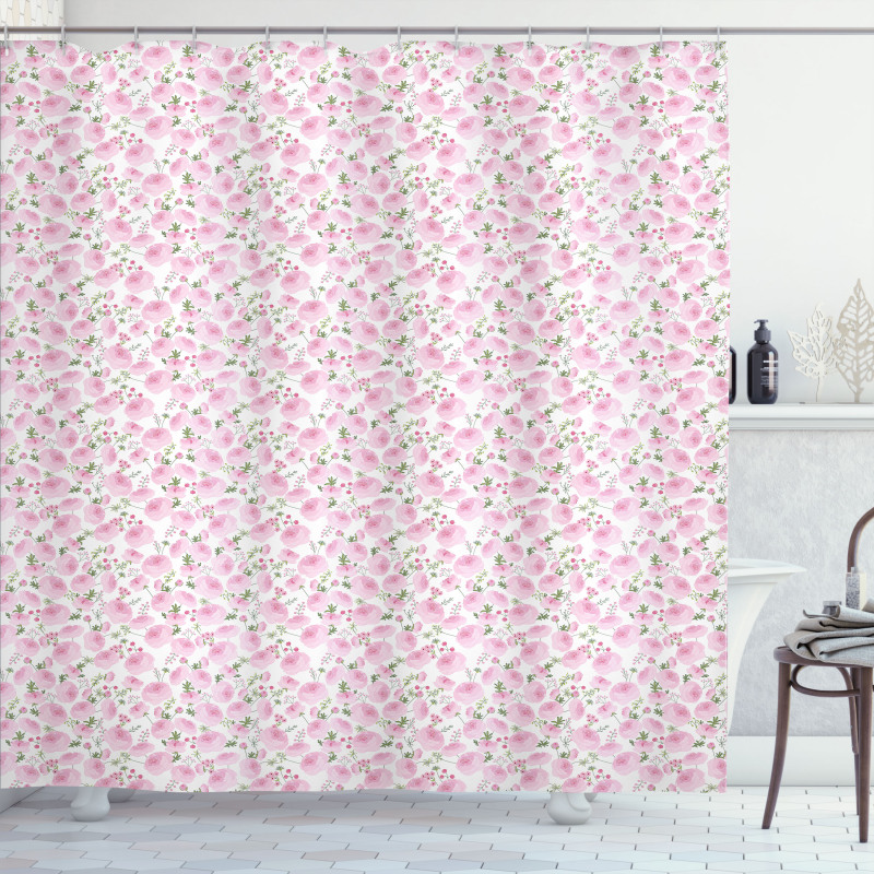 Ranunculus Spring Shower Curtain