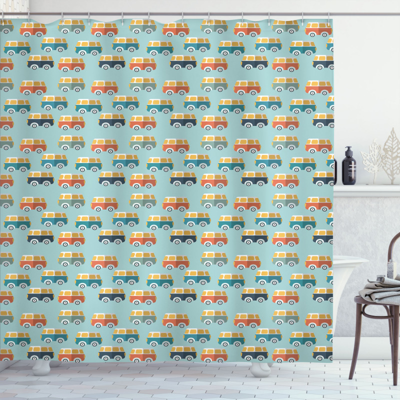 Van Childish Doodle Shower Curtain