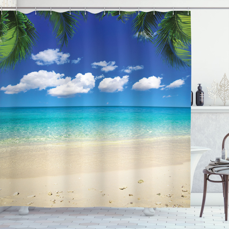 Tropic Vacation Scenic Shower Curtain