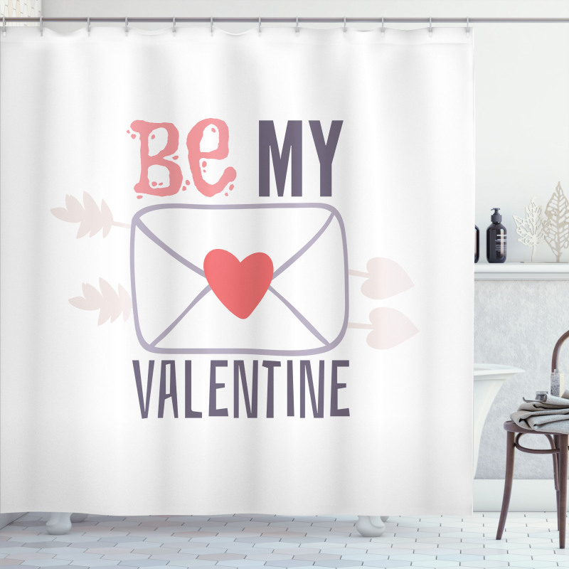 Be My Valentine Love Shower Curtain