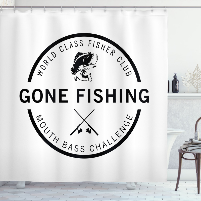 World Class Fisher Shower Curtain