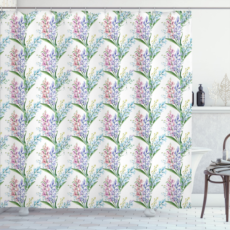 Hyacinth Flower Shower Curtain