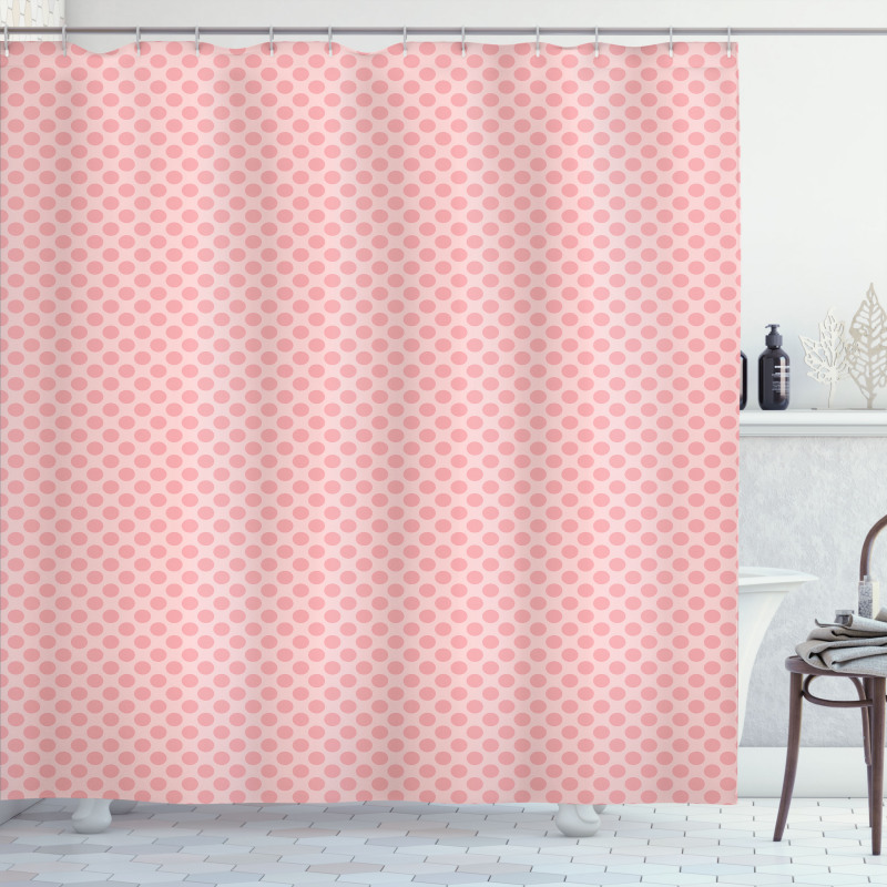 Spots Plain Shower Curtain