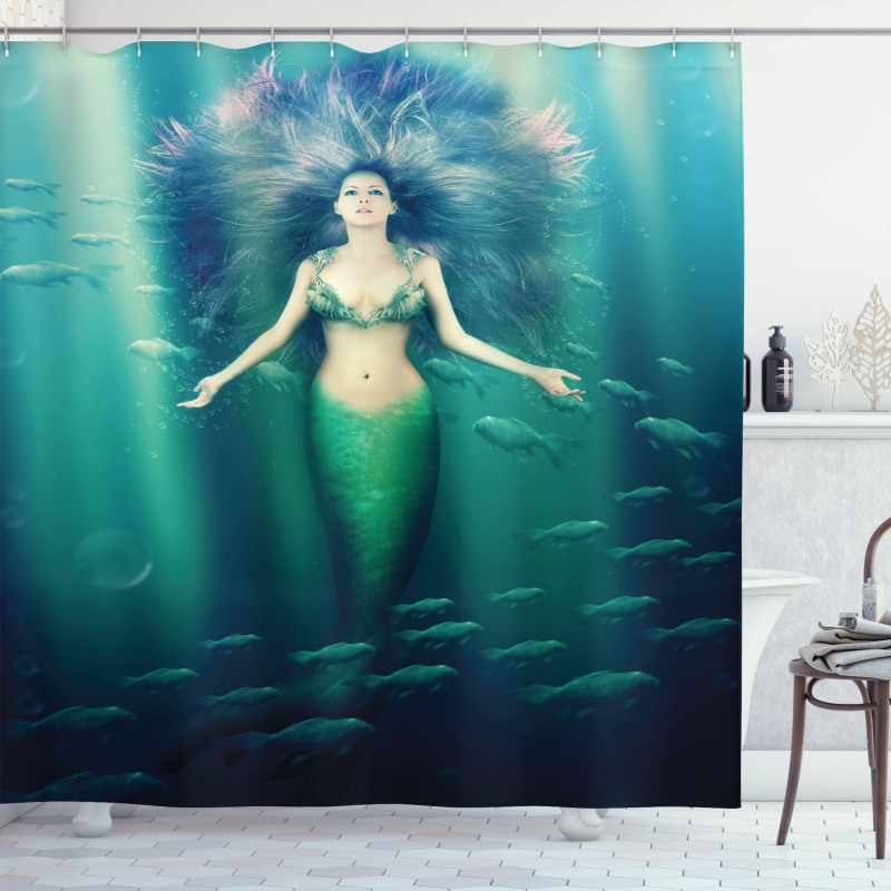 Underwater Life Shower Curtain