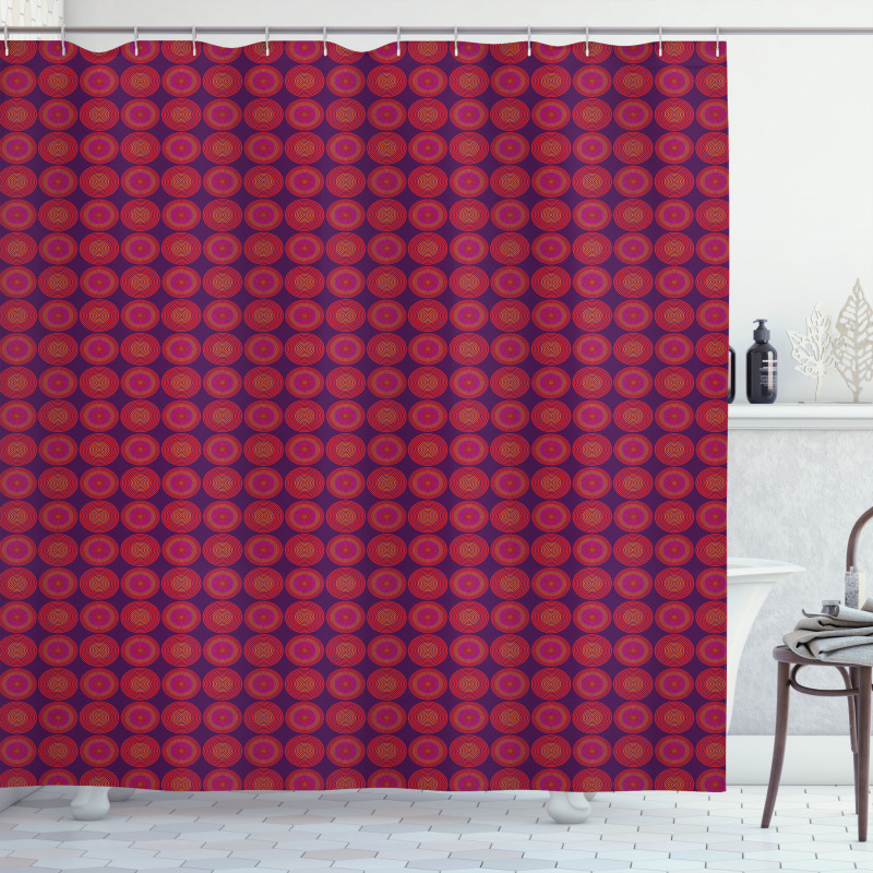 Intense Spiraling Shower Curtain