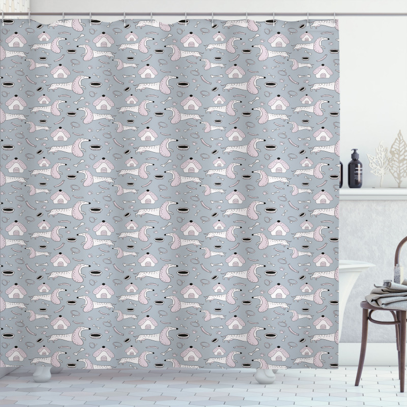 Pet and Puppy Shower Curtain