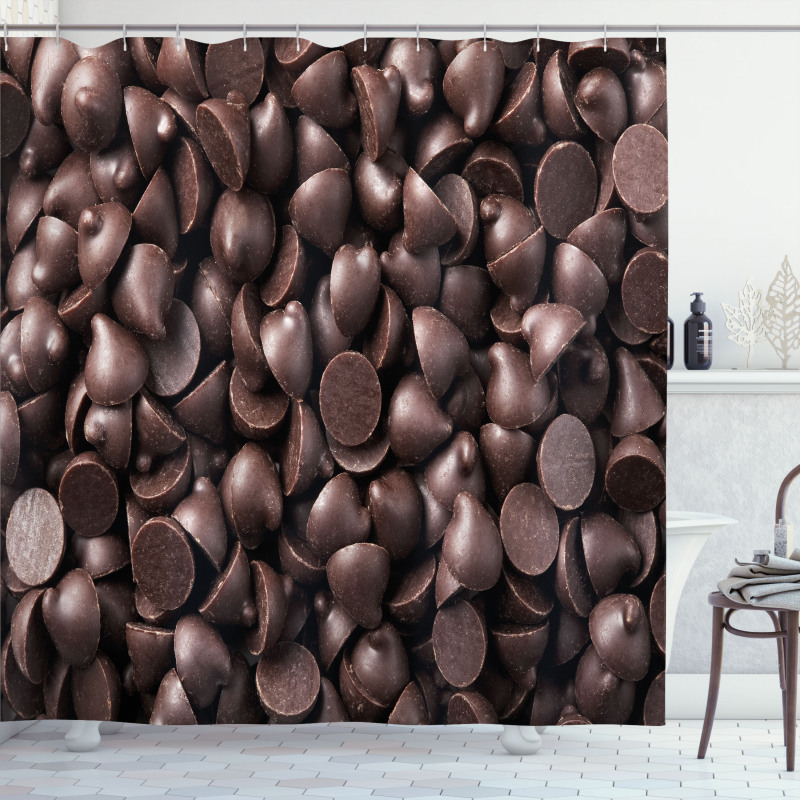 Close up Dessert Photo Shower Curtain