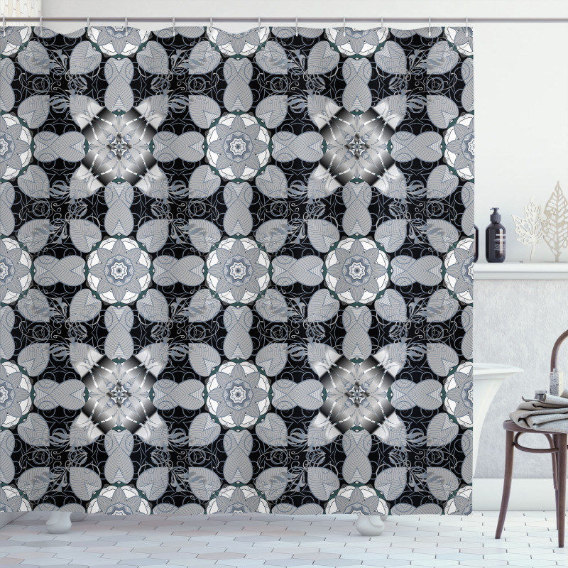 Dark Toned Culture Shower Curtain