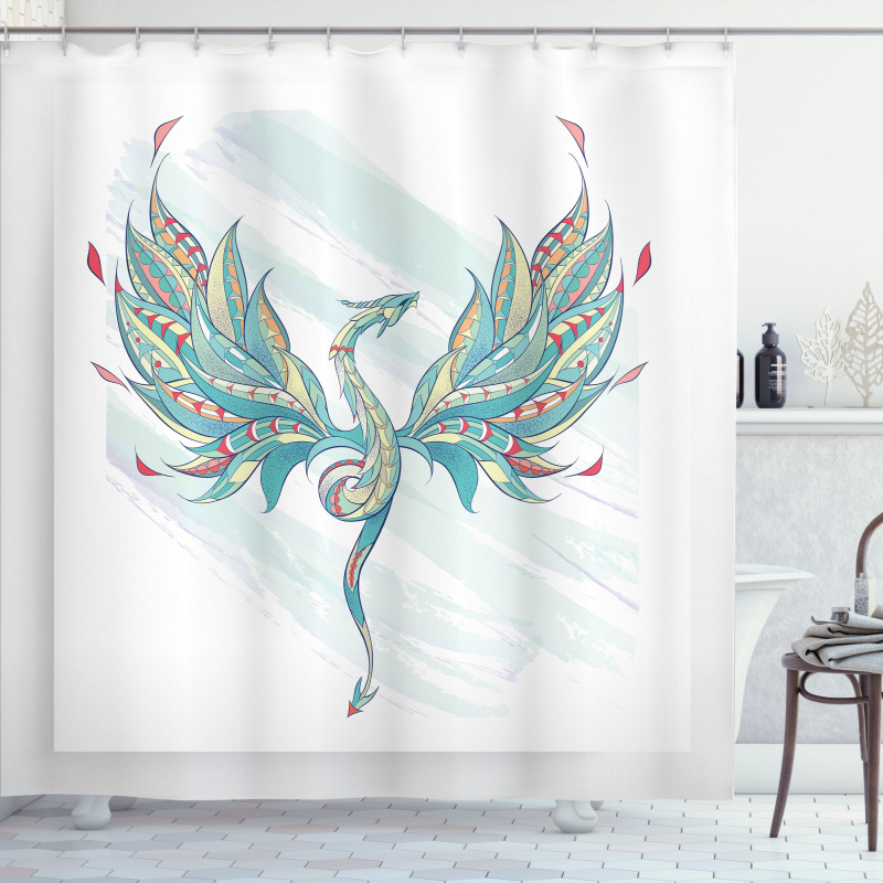 Serpent Fantasy Art Shower Curtain