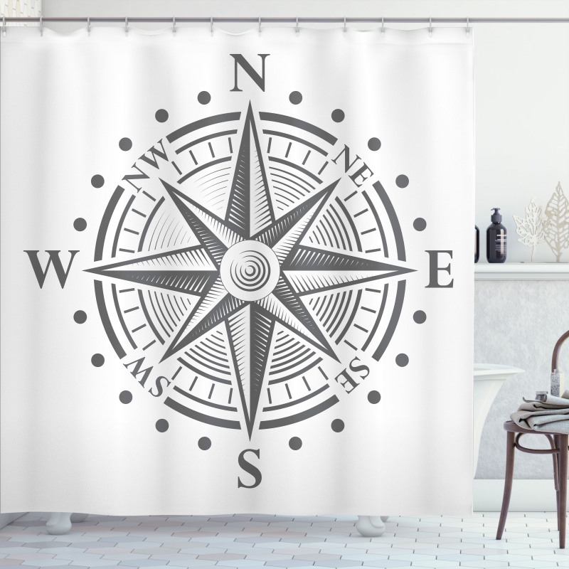 Vintage Discovery Shower Curtain